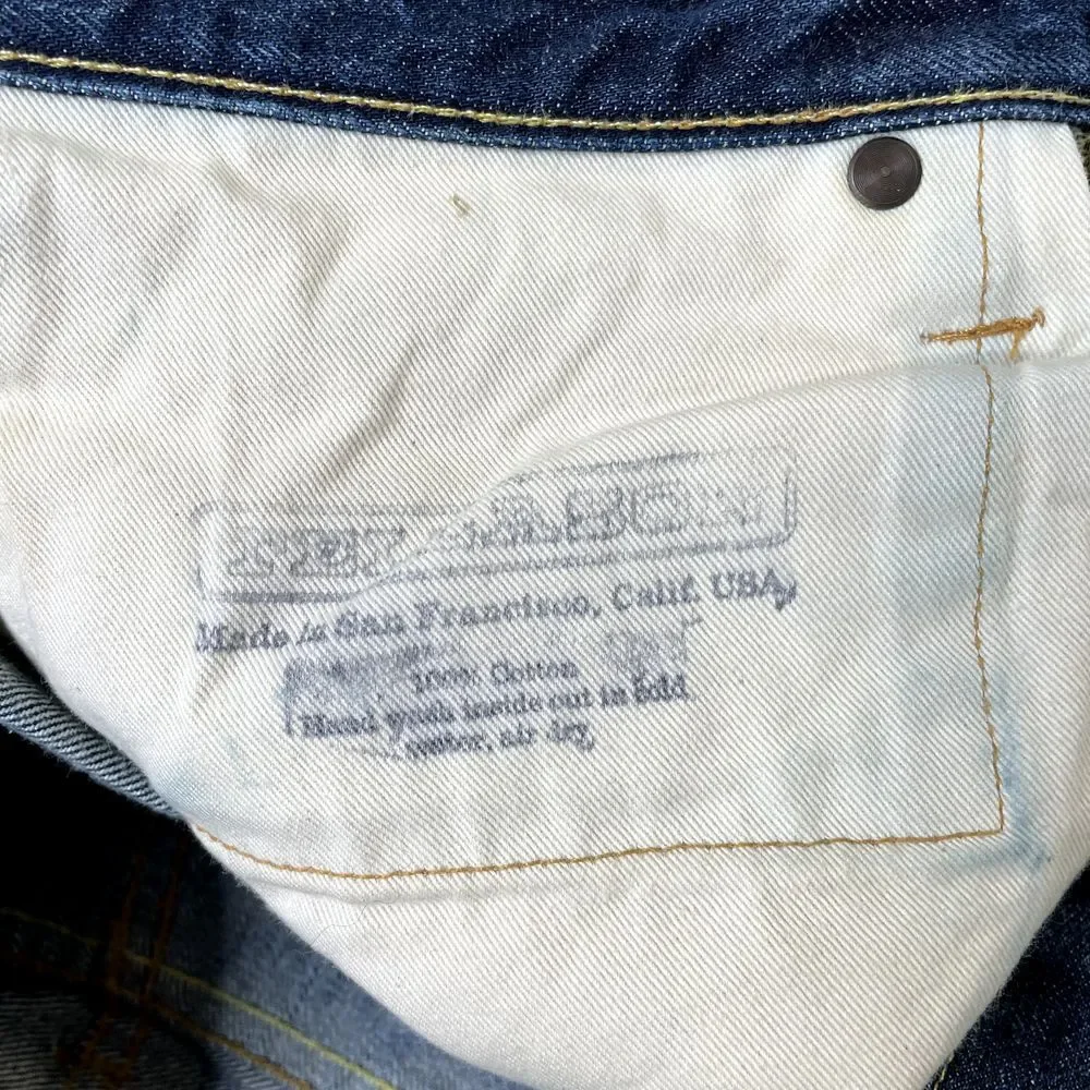 Need Supply x Tellason Denim Jean Men 30x29 Blue Selvedge Redline White Oak RARE